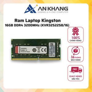 Ram Laptop Kingston 16GB 3200MHz DDR4 - KVR32S22S8/16