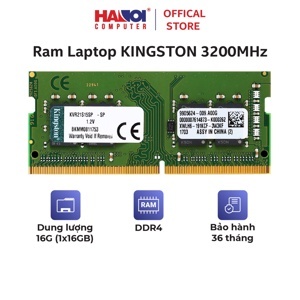 Ram Laptop Kingston 16GB 3200MHz DDR4 - KVR32S22S8/16