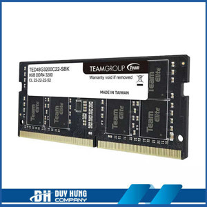 Ram Laptop Team 8GB DDR4 3200MHz TED48G3200C22-S01