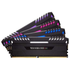 Ram PC Corsair Vengeance RGB 32GB (4 x 8GB) DDR4 3466MHz CMR32GX4M4C3466C16