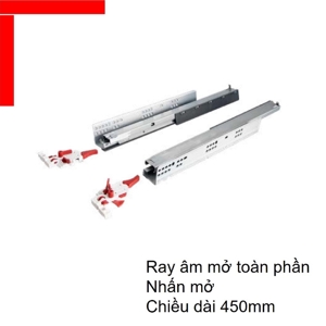 Ray âm EPC EVO mở toàn phần,nhấn mở Hafele 433.32.174