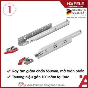 Ray âm giảm chấn Hafele mở toàn phần 433.03.107 - 550mm