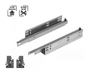 Ray âm giảm chấn mở 3/4 Hafele 494.02.351