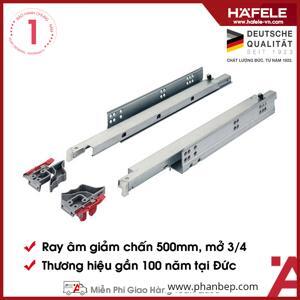 Ray âm giảm chấn mở 3/4 Hafele 433.03.006