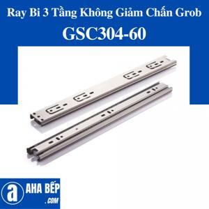 Ray bi 3 tầng inox 304 không giảm chấn Grob GSC304-60