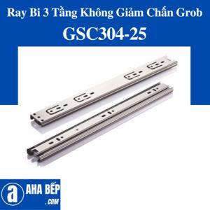 Ray bi 3 tầng inox 304 không giảm chấn Grob GSC304-25