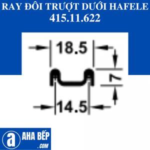 Ray đôi trượt dưới  Hafele 2500mm  415.11.622