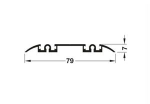 Ray đôi trượt dưới loại lắp dán 3000mm Hafele 403.36.943