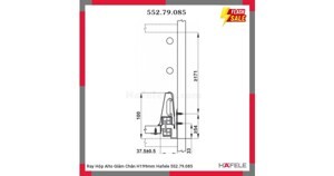 Ray hộp Alto Hafele 552.79.085