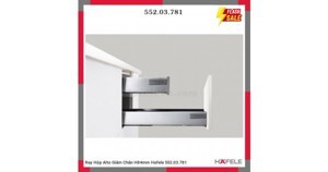 Ray hộp Alto Hafele màu trắng 84x300mm 552.03.781