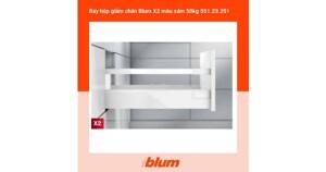 Ray hộp giảm chấn Blum X2 551.23.251