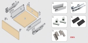 Ray hộp giảm chấn Eurogold EUSE2