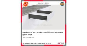 Ray hộp giảm chấn Hafele S3 552.49.335