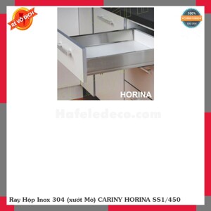 Ray hộp inox 304 xước mờ Cariny Horina SS1-450