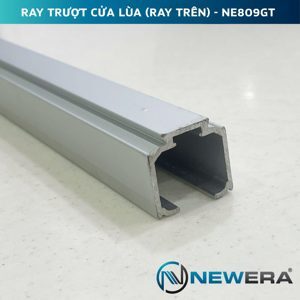 Ray trượt cửa lùa gấp cánh kính NewEra dài 2m