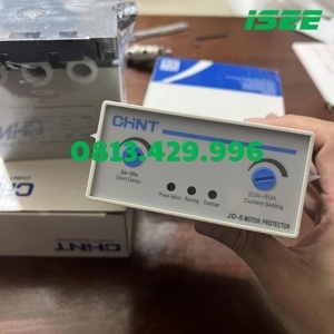 Relay bảo vệ động cơ Chint  JD-5 20A-80A AC220V