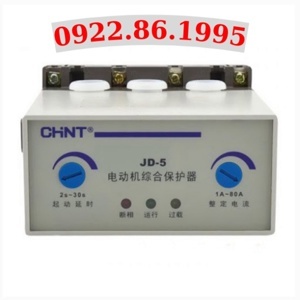 Relay bảo vệ động cơ Chint JD-5 1A-80A AC220V