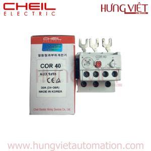 Relay nhiệt Cheil COR-40(24-36A)