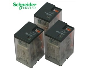 Relay Schneider 8 chân dẹp 24VDC RXM2LB2BD