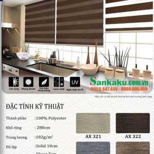 Rèm cầu vồng hàn quốc Sankaku - Mã Alexa