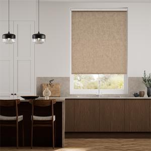 Rèm cuốn chắn nắng vải nỉ trơn hãng Star Blinds C550