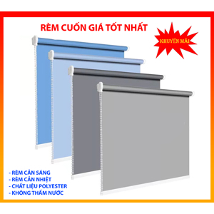 Rèm cuốn vải vân gỗ cao cấp Unique