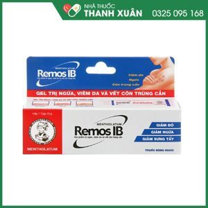 Remos IB – Gel trị ngứa, viêm da và vết côn trùng cắn 10g