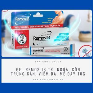 Remos IB – Gel trị ngứa, viêm da và vết côn trùng cắn 10g