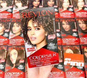 Thuốc nhuộm tóc Revlon Colorsilk Haircolor #43 Medium Golden Brown 59.1ml