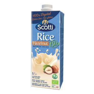 Sữa gạo hạt phỉ Riso Scotti hữu cơ 1L