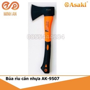 Rìu cán nhựa Asaki AK-9507 - 600g