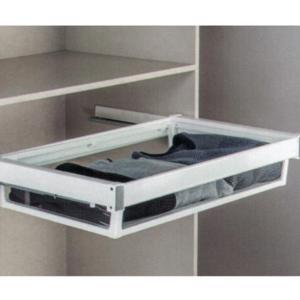 Rổ kéo để đồ lắp trong tủ áo Premio Hafele 806.24.704