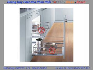 Rổ kéo gắn cửa tủ Hafele Kesseböhmer 540.24.184