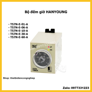 Rơ le thời gian (Timer) Hanyoung T57N-E-06A