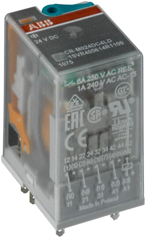 Rơ le trung gian ABB CR-M024DC3, 16 chân