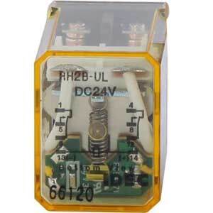 Rơ le trung gian IDEC RH2B-ULDC24 24VDC 10A (8 chân dẹp lớn)