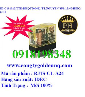 Rơ le trung gian IDEC RJ1S-CL-A24