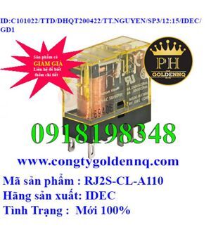 Rơ le trung gian IDEC RJ2S-CL-A110