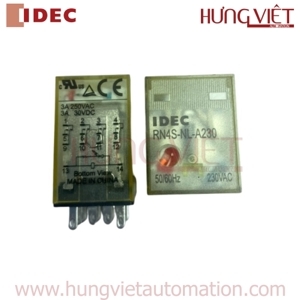 Rơ le trung gian IDEC RN4S-NL-A230 220V 3A (14 chân dẹp)