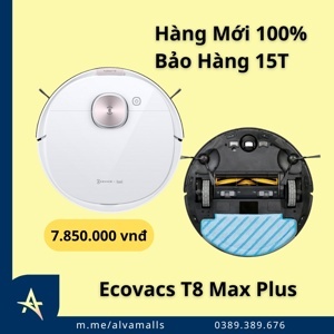 Robot hút bụi Ecovacs Deebot T8 Max Plus - Bản nội địa