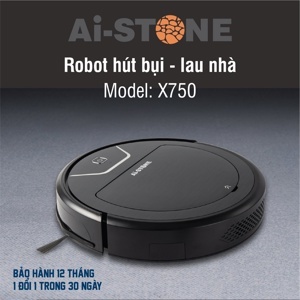 Robot hút bụi lau nhà Ai-STONE X750