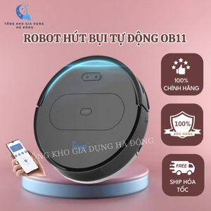 Robot hút bụi lau nhà bowAI OB11