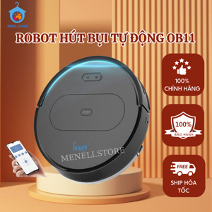 Robot hút bụi lau nhà bowAI OB11