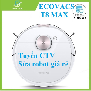 Robot hút bụi lau nhà Ecovacs Deebot Ozmo T8 Max