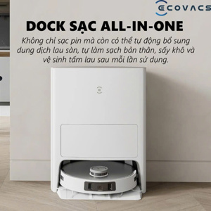 Robot hút bụi lau nhà Ecovacs Deebot T20 Darwin Omni