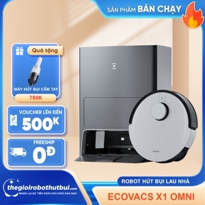 Robot hút bụi lau nhà Ecovacs Deebot X1 Omni - Bản quốc tế