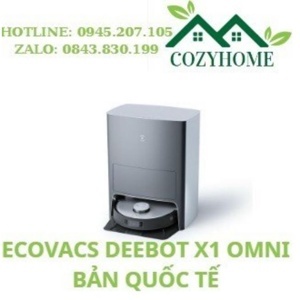 Robot hút bụi lau nhà Ecovacs Deebot X1 Omni - Bản nội địa