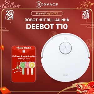 Robot hút bụi lau nhà Ecovacs Deebot T10 - Bản quốc tế