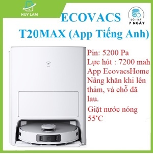 Robot hút bụi lau nhà Ecovacs Deebot T20 Darwin Omni