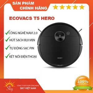 Robot hút bụi lau nhà Ecovacs Deebot T5 Hero - Bản Châu Á